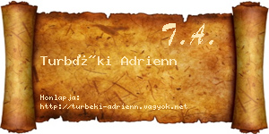 Turbéki Adrienn névjegykártya